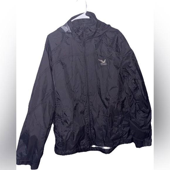 Salewa Men’s Black Hooded Windbreaker Jacket – EU 50/Large – Mountain Experience